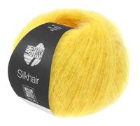 LANA GROSSA Silkhair | Feines Lace-Garn aus Superkid Mohair mit Seide | Handstrickgarn aus 70% Mohair (Superkid) & 30% Seide | 25g Wolle zum Stricken & Häkeln | 210m Garn FB 217