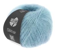 LANA GROSSA Silkhair | Feines Lace-Garn aus Superkid Mohair mit Seide | Handstrickgarn aus 70% Mohair (Superkid) & 30% Seide | 25g Wolle zum Stricken & Häkeln | 210m Garn FB 201