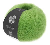 LANA GROSSA Silkhair | Feines Lace-Garn aus Superkid Mohair mit Seide | Handstrickgarn aus 70% Mohair (Superkid) & 30% Seide | 25g Wolle zum Stricken & Häkeln | 210m Garn FB 167