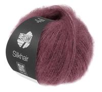 LANA GROSSA Silkhair | Feines Lace-Garn aus Superkid Mohair mit Seide | Handstrickgarn aus 70% Mohair (Superkid) & 30% Seide | 25g Wolle zum Stricken & Häkeln | 210m Garn FB 216