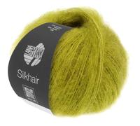 LANA GROSSA Silkhair | Feines Lace-Garn aus Superkid Mohair mit Seide | Handstrickgarn aus 70% Mohair (Superkid) & 30% Seide | 25g Wolle zum Stricken & Häkeln | 210m Garn FB 200
