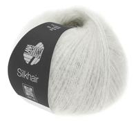 LANA GROSSA Silkhair | Feines Lace-Garn aus Superkid Mohair mit Seide | Handstrickgarn aus 70% Mohair (Superkid) & 30% Seide | 25g Wolle zum Stricken & Häkeln | 210m Garn FB 58