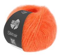 LANA GROSSA Silkhair | Feines Lace-Garn aus Superkid Mohair mit Seide | Handstrickgarn aus 70% Mohair (Superkid) & 30% Seide | 25g Wolle zum Stricken & Häkeln | 210m Garn FB 207