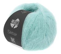 LANA GROSSA Silkhair | Feines Lace-Garn aus Superkid Mohair mit Seide | Handstrickgarn aus 70% Mohair (Superkid) & 30% Seide | 25g Wolle zum Stricken & Häkeln | 210m Garn FB 82