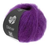 LANA GROSSA Silkhair | Feines Lace-Garn aus Superkid Mohair mit Seide | Handstrickgarn aus 70% Mohair (Superkid) & 30% Seide | 25g Wolle zum Stricken & Häkeln | 210m Garn FB 206