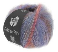 LANA GROSSA Silkhair Print | Feines Lace-Garn aus Superkid Mohair mit Seide | Handstrickgarn aus 70% Mohair (Superkid) & 30% Seide | 25g Wolle zum Stricken & Häkeln | 210m Garn FB 405