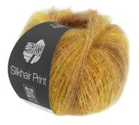 LANA GROSSA Silkhair Print | Feines Lace-Garn aus Superkid Mohair mit Seide | Handstrickgarn aus 70% Mohair (Superkid) & 30% Seide | 25g Wolle zum Stricken & Häkeln | 210m Garn FB 408