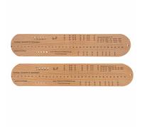 Sockenlineal 4-fach und 6-fach Sockenlehre von Tanja Steinbach und Lana Grossa für Sockenwolle Größe 30-47