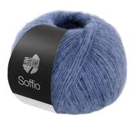 LANA GROSSA Soffio | Flauschiges Lace-Garn aus Merino- & Baumwolle mit 10% Kaschmir | Handstrickgarn aus 60% Schurwolle (Merino superfein), 30% Baumwolle (Bio) | 25g Wolle zum Stricken | 212m Garn