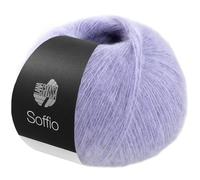 LANA GROSSA Soffio | Flauschiges Lace-Garn aus Merino- & Baumwolle mit 10% Kaschmir | Handstrickgarn aus 60% Schurwolle (Merino superfein), 30% Baumwolle (Bio) | 25g zum Stricken | 212m Garn FB 11