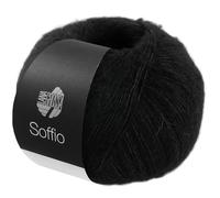 LANA GROSSA Soffio | Flauschiges Lace-Garn aus Merino- & Baumwolle mit 10% Kaschmir | Handstrickgarn aus 60% Schurwolle (Merino superfein), 30% Baumwolle (Bio) | 25g Wolle zum Stricken | 212m Garn
