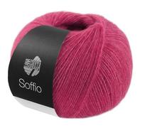 LANA GROSSA Soffio | Flauschiges Lace-Garn aus Merino- & Baumwolle mit 10% Kaschmir | Handstrickgarn aus 60% Schurwolle (Merino superfein), 30% Baumwolle (Bio) | 25g zum Stricken | 212m Garn FB 30