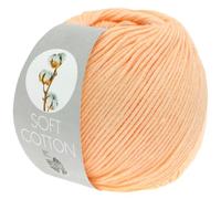 LANA GROSSA Soft Cotton | Weiches Baumwollgarn mit modernem Mikrofaseranteil | Handstrickgarn aus 70% Baumwolle & 30% Polyacryl | 50g Wolle zum Stricken & Häkeln | 140m Garn FB1