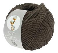 LANA GROSSA Soft Cotton | Weiches Baumwollgarn mit modernem Mikrofaseranteil | Handstrickgarn aus 70% Baumwolle & 30% Polyacryl | 50g Wolle zum Stricken & Häkeln | 140m Garn FB54