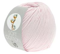 LANA GROSSA Soft Cotton | Weiches Baumwollgarn mit modernem Mikrofaseranteil | Handstrickgarn aus 70% Baumwolle & 30% Polyacryl | 50g Wolle zum Stricken & Häkeln | 140m Garn FB7