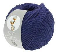 LANA GROSSA Soft Cotton | Weiches Baumwollgarn mit modernem Mikrofaseranteil | Handstrickgarn aus 70% Baumwolle & 30% Polyacryl | 50g Wolle zum Stricken & Häkeln | 140m Garn FB46