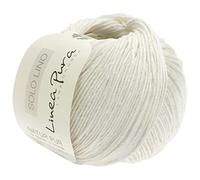 Lana Grossa Solo Lino 001 Weiß 50g