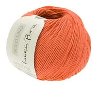 Lana Grossa Solo Lino 043 Lachsorange 50g