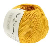 LANA GROSSA Solo Lino | Handstrickgarn aus 80% Leinen-Viskose & 20% Leinen | 50g Wolle zum Stricken & Häkeln | 120m Garn FB 42
