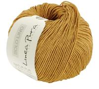 LANA GROSSA Solo Lino | Handstrickgarn aus 80% Leinen-Viskose & 20% Leinen | 50g Wolle zum Stricken & Häkeln | 120m Garn FB 70