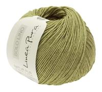 LANA GROSSA Solo Lino | Handstrickgarn aus 80% Leinen-Viskose & 20% Leinen | 50g Wolle zum Stricken & Häkeln | 120m Garn FB 47