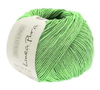 LANA GROSSA Solo Lino | Handstrickgarn aus 80% Leinen-Viskose & 20% Leinen | 50g Wolle zum Stricken & Häkeln | 120m Garn FB 61