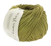 LANA GROSSA Solo Lino | Handstrickgarn aus 80% Leinen-Viskose & 20% Leinen | 50g Wolle zum Stricken & Häkeln | 120m Garn FB 51