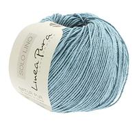 LANA GROSSA Solo Lino | Handstrickgarn aus 80% Leinen-Viskose & 20% Leinen | 50g Wolle zum Stricken & Häkeln | 120m Garn FB 22