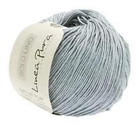 LANA GROSSA Solo Lino | Handstrickgarn aus 80% Leinen-Viskose & 20% Leinen | 50g Wolle zum Stricken & Häkeln | 120m Garn FB 4