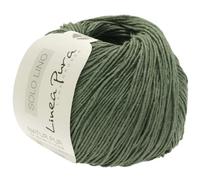 LANA GROSSA Solo Lino | Handstrickgarn aus 80% Leinen-Viskose & 20% Leinen | 50g Wolle zum Stricken & Häkeln | 120m Garn FB 37