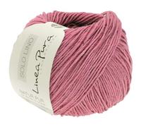 LANA GROSSA Solo Lino | Handstrickgarn aus 80% Leinen-Viskose & 20% Leinen | 50g Wolle zum Stricken & Häkeln | 120m Garn FB 62