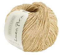LANA GROSSA Solo Lino | Handstrickgarn aus 80% Leinen-Viskose & 20% Leinen | 50g Wolle zum Stricken & Häkeln | 120m Garn FB 69