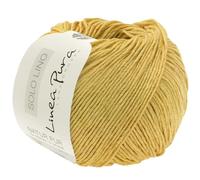 LANA GROSSA Solo Lino | Leinen-Look | Handstrickgarn aus 80% Leinen Viskose & 20% Leinen | 50g Wolle zum Stricken & Häkeln | 120m Garn FB73