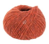 LANA GROSSA Spuma | Zartes Schlauchgarn mit hohem Naturfaseranteil | Handstrickgarn aus 80% Schurwolle (Merino Fein) & 20% Polyamid | 50g Wolle zum Stricken & Häkeln | 110m Garn FB7