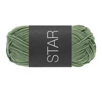 Lana Grossa Handstrickgarn Star – 100% Baumwolle – 50 g / 90 m – Fb. 73 schilfgrün