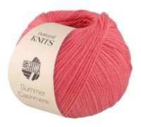 LANA GROSSA Summer Cashmere| Feines Kettengarn aus Baumwolle und Kaschmir | Handstrickgarn aus 90% Baumwolle & 10% Cashmere | 5g Wolle zum Stricken & Häkeln | 210m Garn FB 4