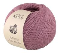 LANA GROSSA Summer Cashmere| Feines Kettengarn aus Baumwolle und Kaschmir | Handstrickgarn aus 90% Baumwolle & 10% Cashmere | 5g Wolle zum Stricken & Häkeln | 210m Garn FB 7