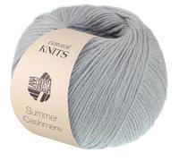 LANA GROSSA Summer Cashmere| Feines Kettengarn aus Baumwolle und Kaschmir | Handstrickgarn aus 90% Baumwolle & 10% Cashmere | 5g Wolle zum Stricken & Häkeln | 210m Garn FB 22
