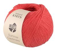 LANA GROSSA Summer Cashmere| Feines Kettengarn aus Baumwolle und Kaschmir | Handstrickgarn aus 90% Baumwolle & 10% Cashmere | 5g Wolle zum Stricken & Häkeln | 210m Garn FB 5