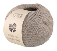 LANA GROSSA Summer Cashmere| Feines Kettengarn aus Baumwolle und Kaschmir | Handstrickgarn aus 90% Baumwolle & 10% Cashmere | 5g Wolle zum Stricken & Häkeln | 210m Garn FB 8