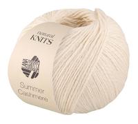 LANA GROSSA Summer Cashmere| Feines Kettengarn aus Baumwolle und Kaschmir | Handstrickgarn aus 90% Baumwolle & 10% Cashmere | 5g Wolle zum Stricken & Häkeln | 210m Garn FB 2