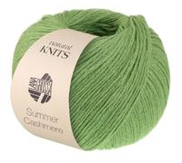 LANA GROSSA Summer Cashmere| Feines Kettengarn aus Baumwolle und Kaschmir | Handstrickgarn aus 90% Baumwolle & 10% Cashmere | 5g Wolle zum Stricken & Häkeln | 210m Garn FB 24