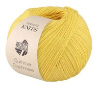 LANA GROSSA Summer Cashmere| Feines Kettengarn aus Baumwolle und Kaschmir | Handstrickgarn aus 90% Baumwolle & 10% Cashmere | 5g Wolle zum Stricken & Häkeln | 210m Garn FB 17