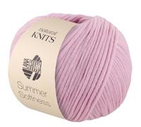 LANA GROSSA Summer Softness | Zartes Baumwollschlauchgarn, voluminös gefüllt mit flauschigen Merinofasern | Handstrickgarn aus 80% Baumwolle (Bio) & 20% Schurwolle | 50g / 130m FB 28