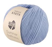 LANA GROSSA Summer Softness | Zartes Baumwollschlauchgarn, voluminös gefüllt mit flauschigen Merinofasern | Handstrickgarn aus 80% Baumwolle (Bio) & 20% Schurwolle | 50g / 130m FB 30