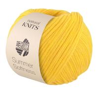 LANA GROSSA Summer Softness | Zartes Baumwollschlauchgarn, voluminös gefüllt mit flauschigen Merinofasern | Handstrickgarn aus 80% Baumwolle (Bio) & 20% Schurwolle | 50g / 130m FB 21