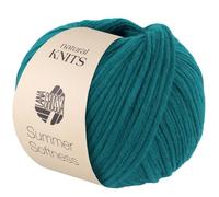 LANA GROSSA Summer Softness | Zartes Baumwollschlauchgarn, voluminös gefüllt mit flauschigen Merinofasern | Handstrickgarn aus 80% Baumwolle (Bio) & 20% Schurwolle | 50g / 130m FB 25