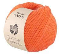 LANA GROSSA Summer Softness | Zartes Baumwollschlauchgarn, voluminös gefüllt mit flauschigen Merinofasern | Handstrickgarn aus 80% Baumwolle (Bio) & 20% Schurwolle | 50g / 130m FB6