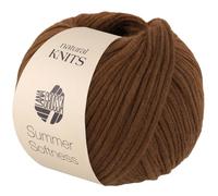 LANA GROSSA Summer Softness | Zartes Baumwollschlauchgarn, voluminös gefüllt mit flauschigen Merinofasern | Handstrickgarn aus 80% Baumwolle (Bio) & 20% Schuwolle (Merino superfein) | 50g / 130m