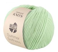 LANA GROSSA Summer Softness | Zartes Baumwollschlauchgarn, voluminös gefüllt mit flauschigen Merinofasern | Handstrickgarn aus 80% Baumwolle (Bio) & 20% Schurwolle | 50g / 130m FB 23